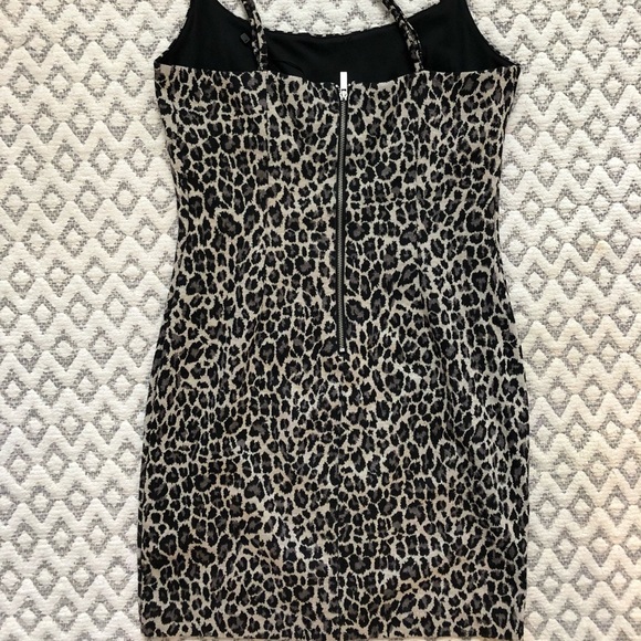 Dynamite mini/midi dress leopard print bodycon - Picture 3 of 3